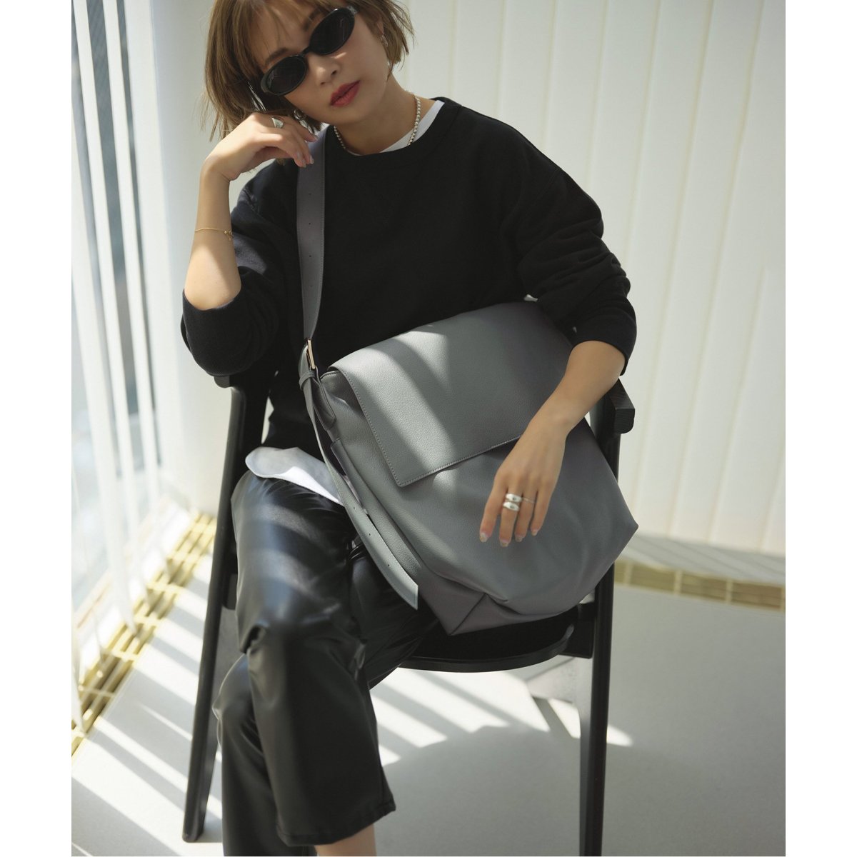 追加》s.oyamada*SLOBE フェイクレザーBAG | スローブ イエナ(SLOBE