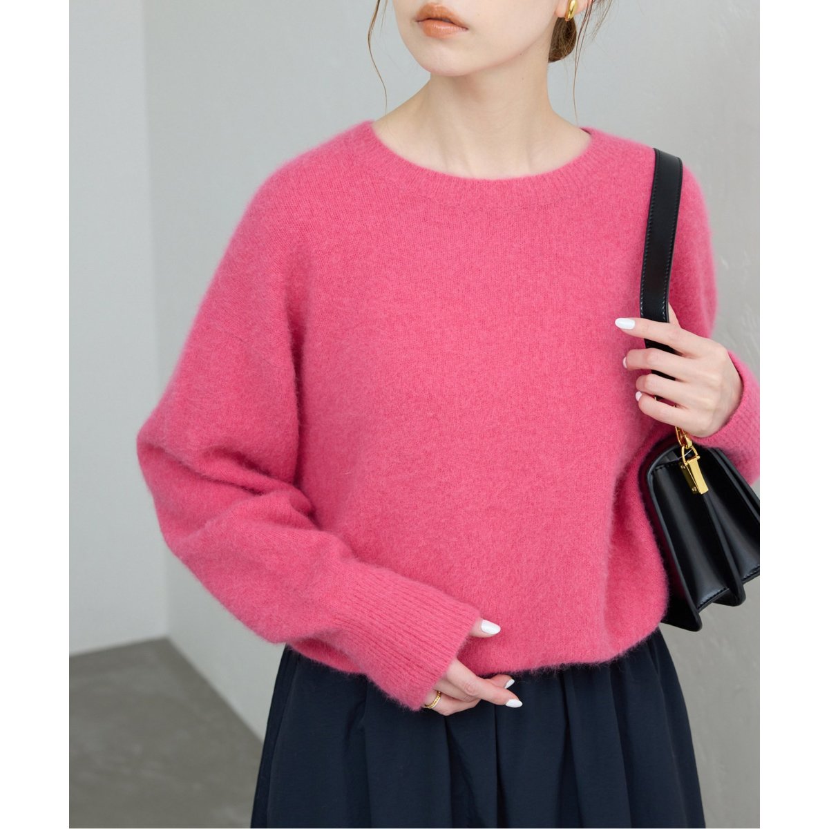 【SLOBE IENA】フォックスウールカシミヤプルオーバー フォックスウールカシミヤプルオーバー | スローブ イエナ(SLOBE