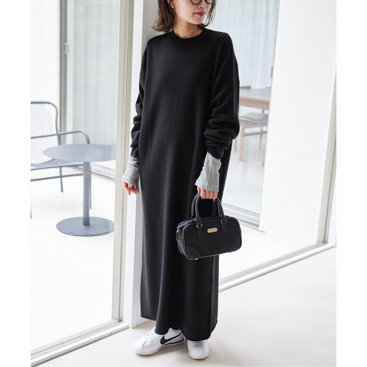 SLOBE IENA - スローブ イエナ 24AW ウォッシャブルスムース ニットワンピース SLOBE IENA - スローブ イエナ 24AW ウォッシャブルスムース