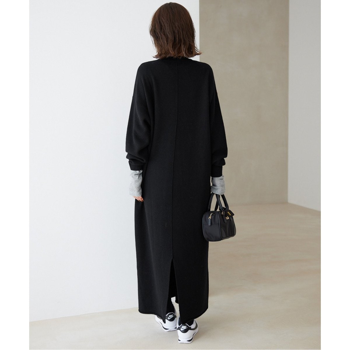 SLOBE IENA - スローブ イエナ 24AW ウォッシャブルスムース ニットワンピース ウォッシャブルスムース ニットワンピース | スローブ イエナ