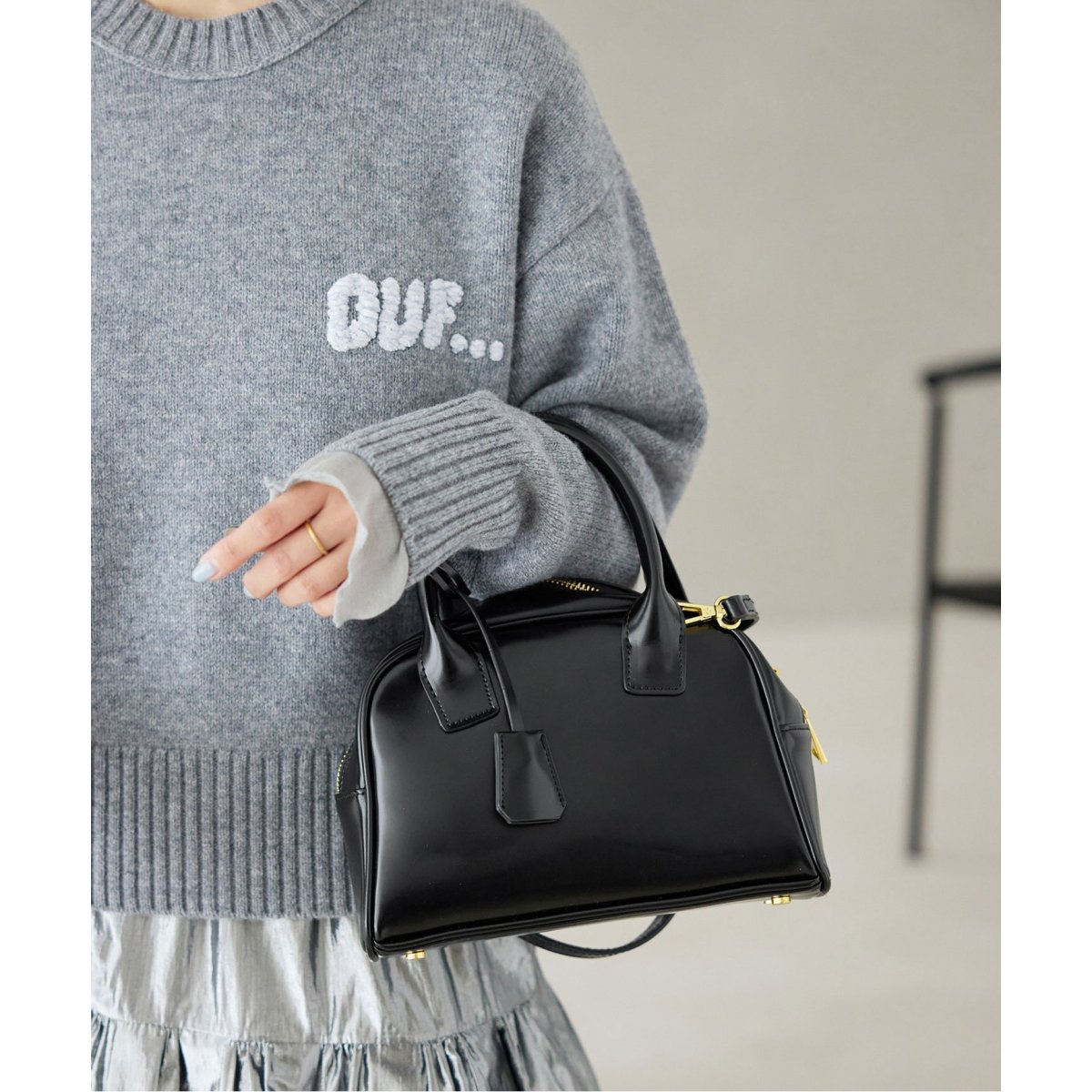 slobe iena レザーボストンBAG 新品タグ付き SLOBE IENA｜スローブ イエナのボストンバッグ（レディース）の