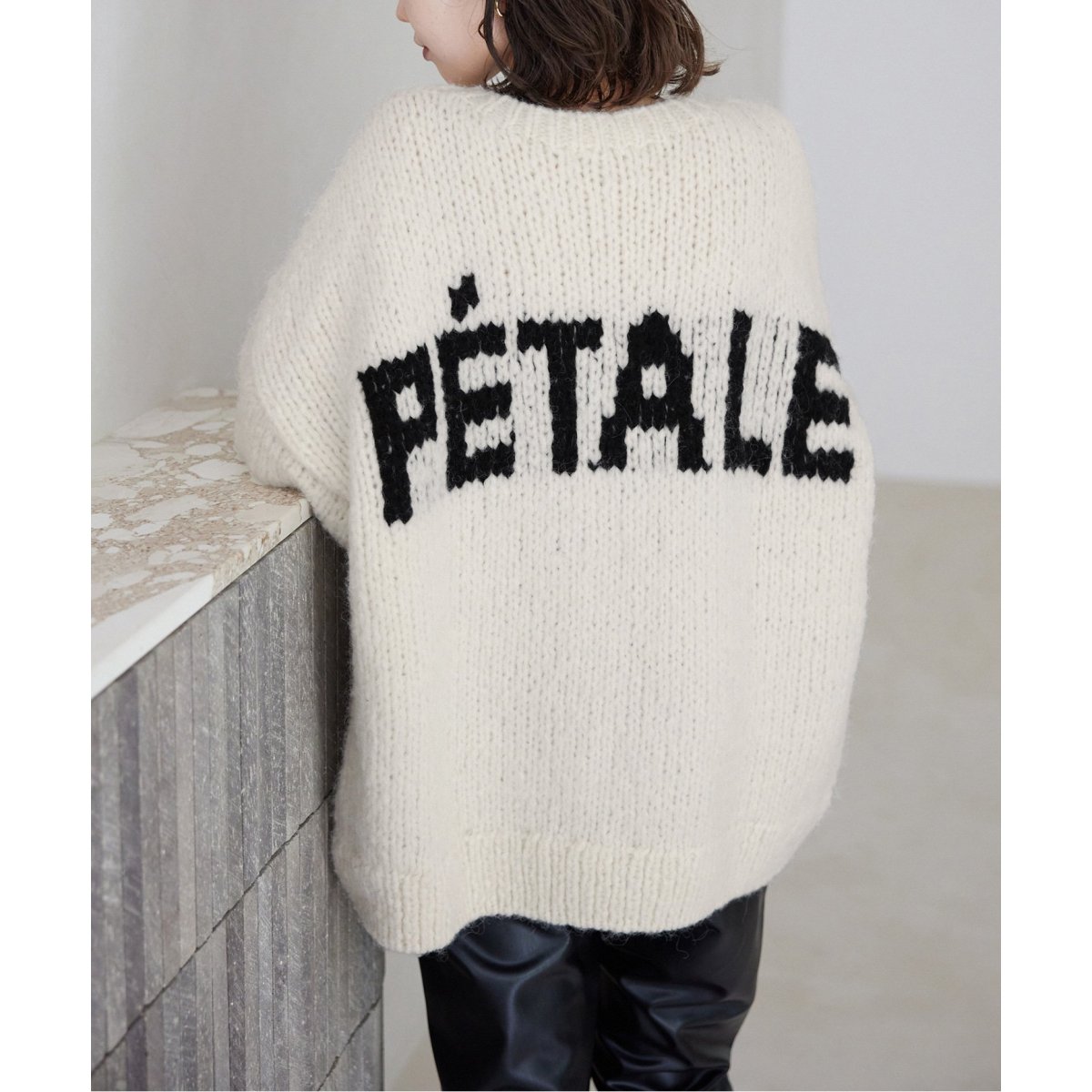 IENA +81BRANCA/ハチイチブランカ SLOBE別注 ペルーニット 81BRANCA/ハチイチブランカ SLOBE別注 ペルーニット | スローブ