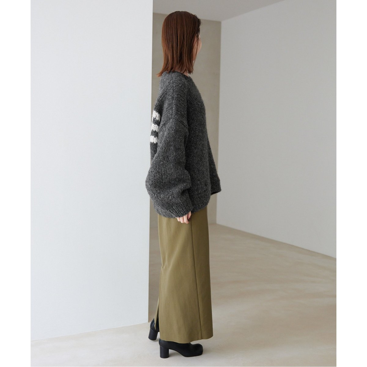 IENA +81BRANCA/ハチイチブランカ SLOBE別注 ペルーニット 81BRANCA/ハチイチブランカ SLOBE別注 ペルーニット | スローブ