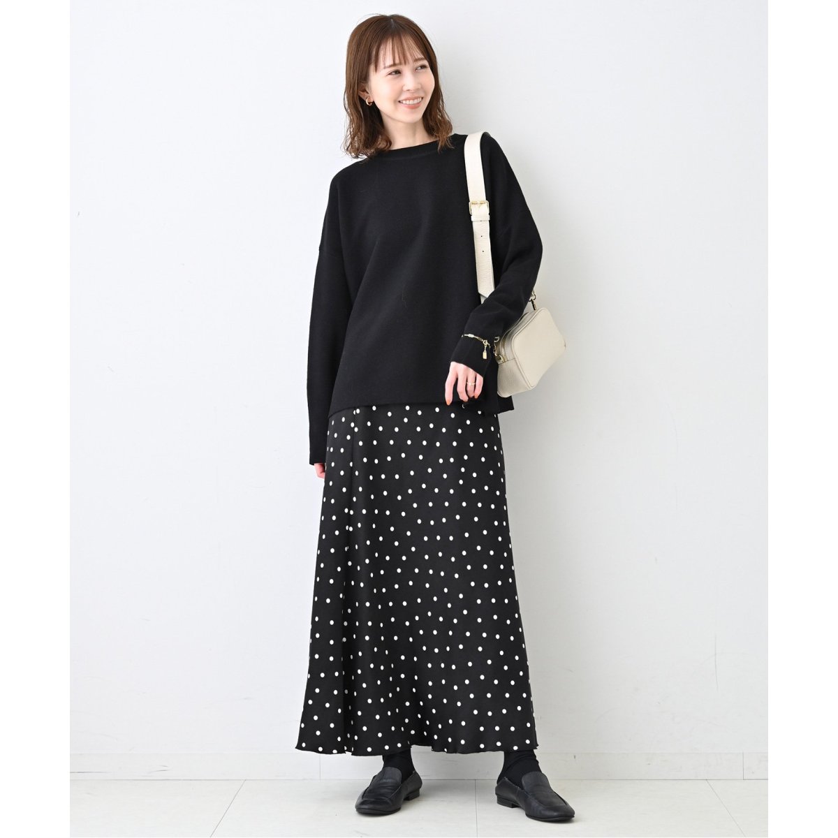 一部WEB限定カラーあり》ピーチサテンマーメイドスカート