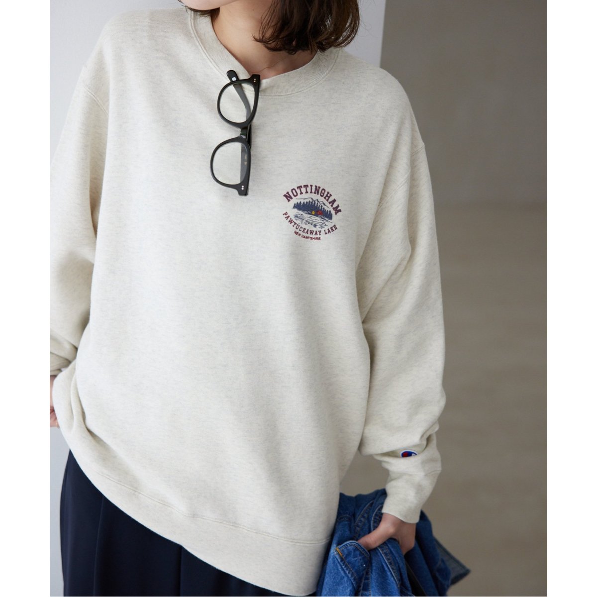 Champion/チャンピオン SLOBE別注 裏起毛オーバースウェット