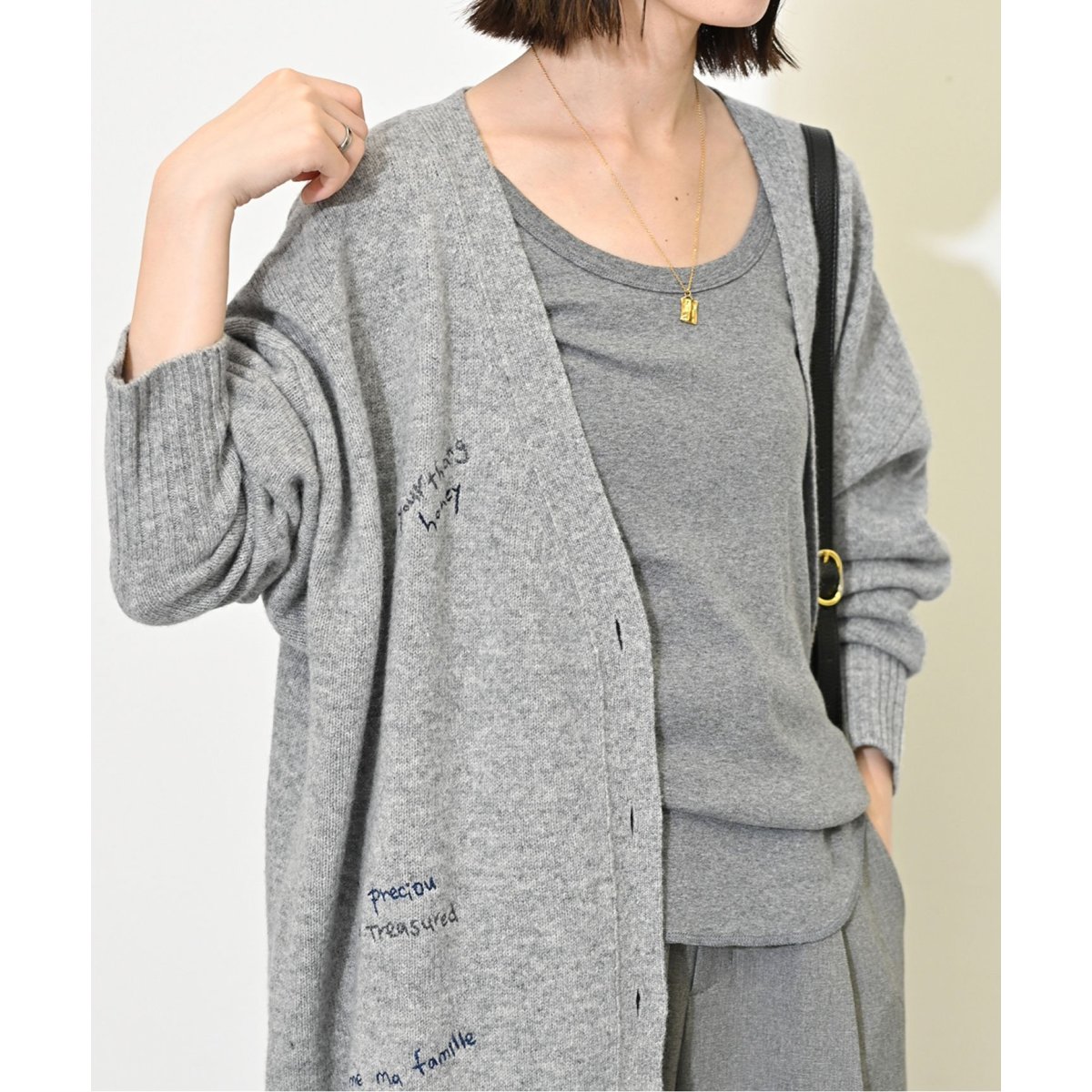 【美品】SLOBE IENA embroidery カーディガン WEB限定/追加2》embroidery カーディガン | スローブ イエナ