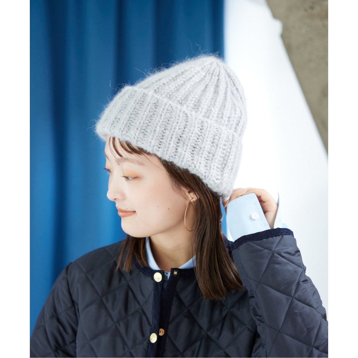 新品 スローブイエナ Fratelli Talli MOHAIRKNIT CAP ce017-66429-02b.jpg?basethum=225