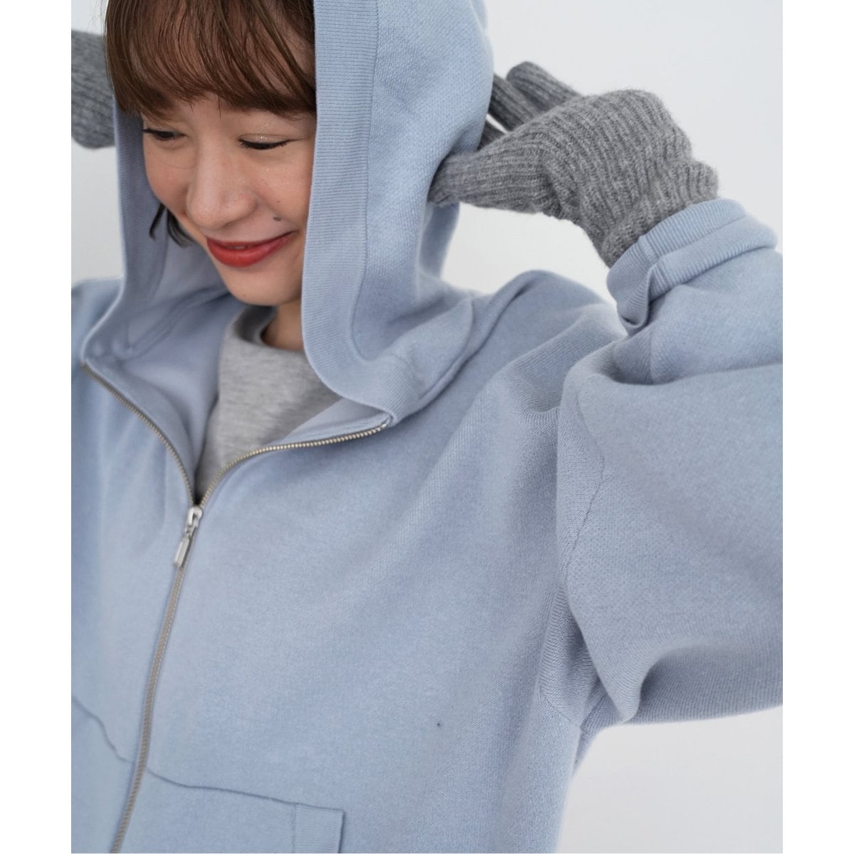 《WEB限定》SLOBEcitron.TWIN-LAYERHOODIE