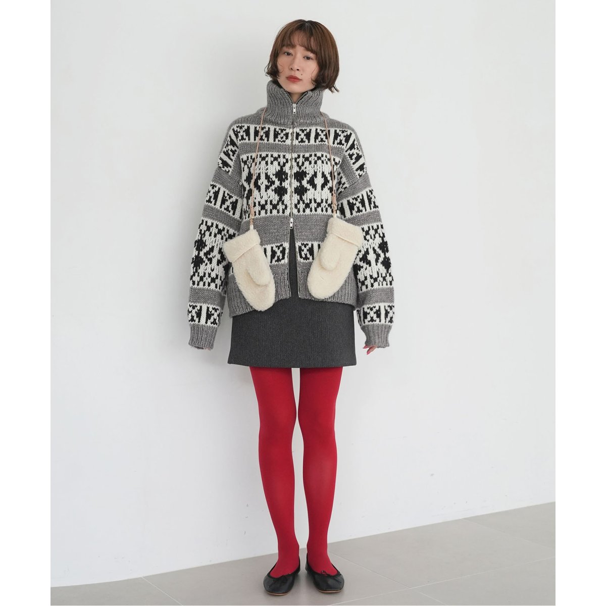 SLOBE citron.Funny カウチンニット WEB限定》SLOBE citron.Funny カウチンニット | スローブ イエナ(SLOBE