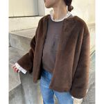 Mink Fake fur Coat | スローブ イエナ(SLOBE IENA) | マルイウェブ 