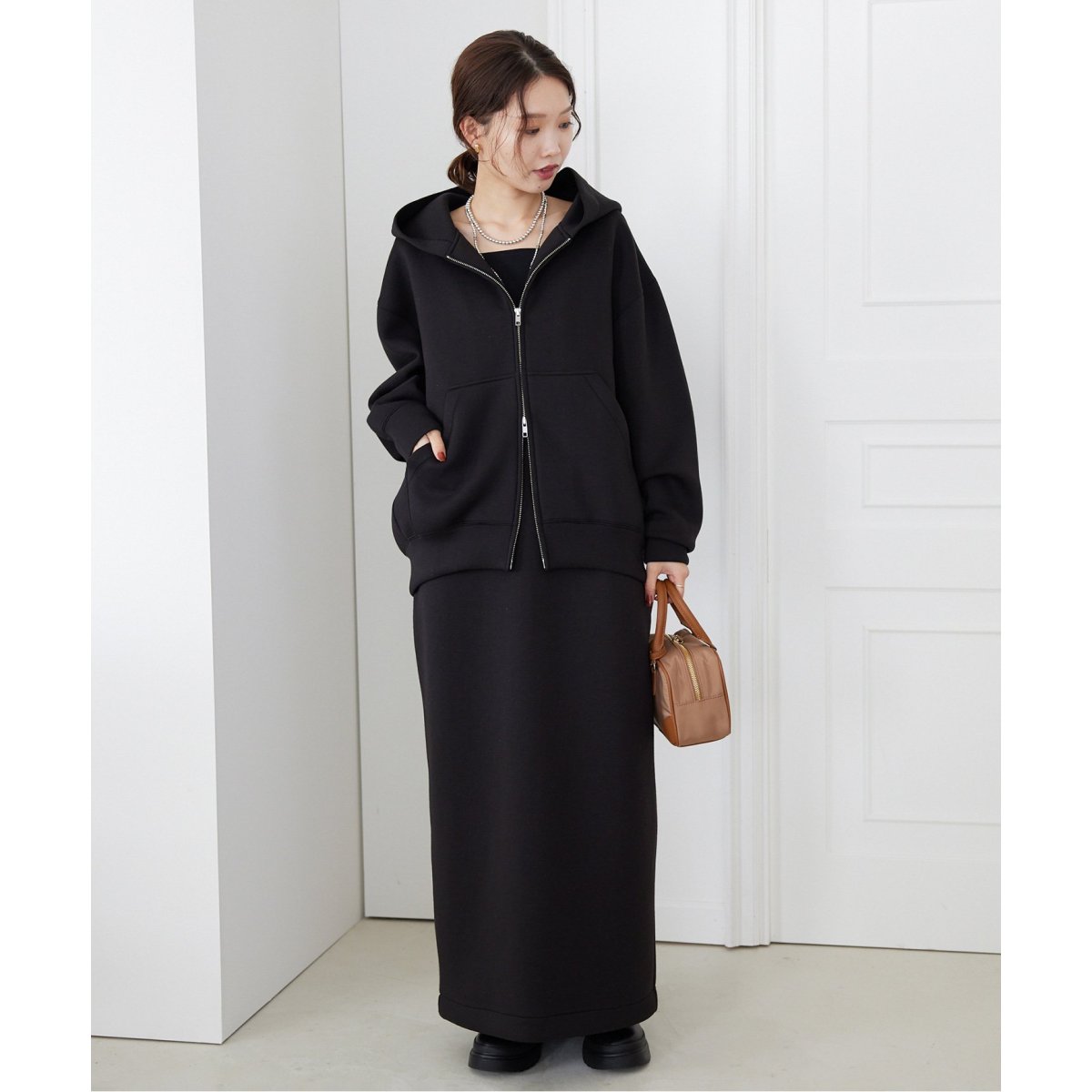 美品　スローブイエナ　ボリュームジップアップフーディー 追加4》ボリュームジップアップフーディー | スローブ イエナ