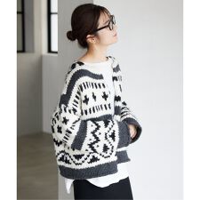 追加予約》カウチンニットカーディガン | スローブ イエナ(SLOBE IENA 