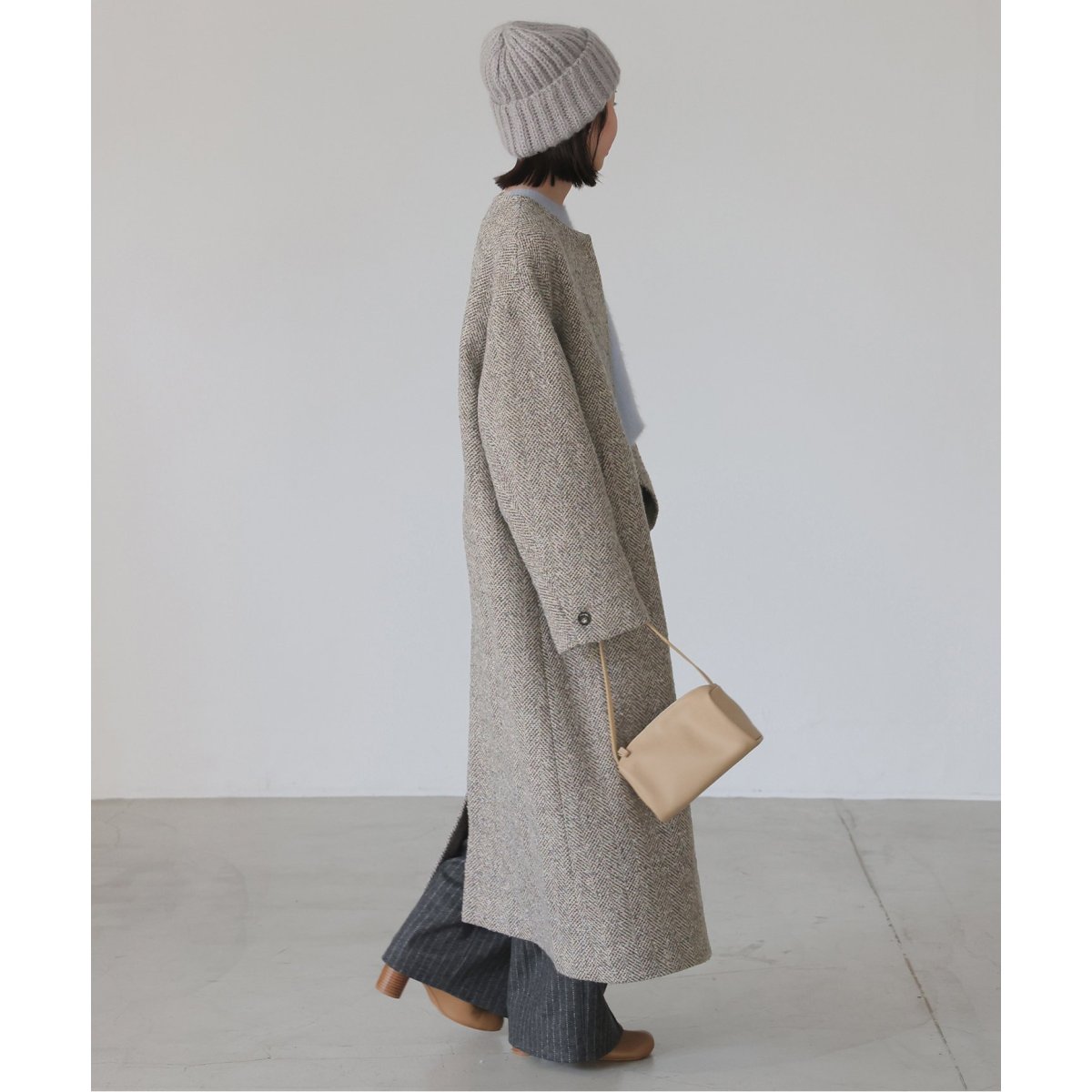 ツイードノーカラーコート | スローブ イエナ(SLOBE IENA) | マルイ
