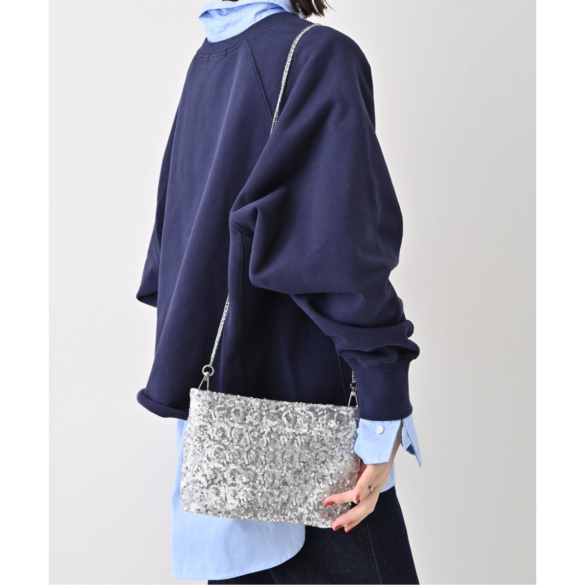 【最終価格】SLOBE IENA スパンコール　ストア　バック SLOBE IENA（スローブイエナ）の「《追加》SLOBE IENA