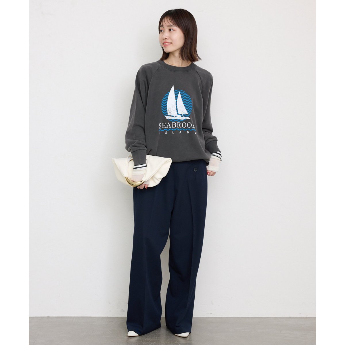 HANTEX/ハンテックス SLOBE別注 クルーネックスウェット