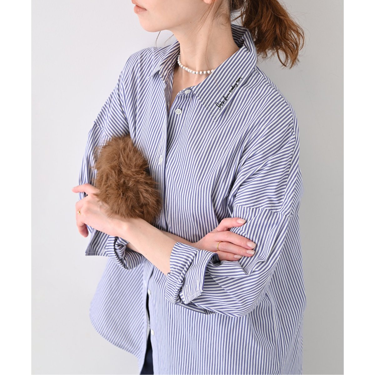 SLOBE IENA EMBROIDERY シャツ　　 スローブイエナ EMBROIDERY シャツ | スローブ イエナ(SLOBE IENA) | マルイ