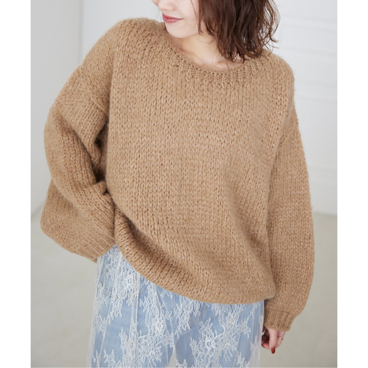 新品タグ付き トリコットジーンマルク SLOBE別注 ニット スローブイエナ 追加》TRICOTS JEAN MARC/トリコットジーンマルク SLOBE別注 PO KNIT