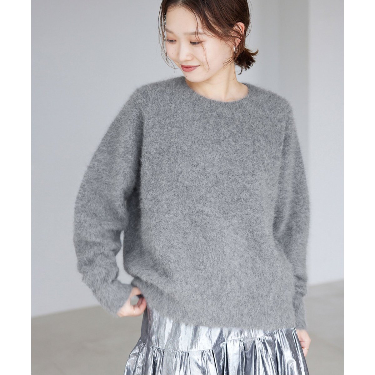 追加》フォックスウールカシミヤプルオーバー | スローブ イエナ(SLOBE