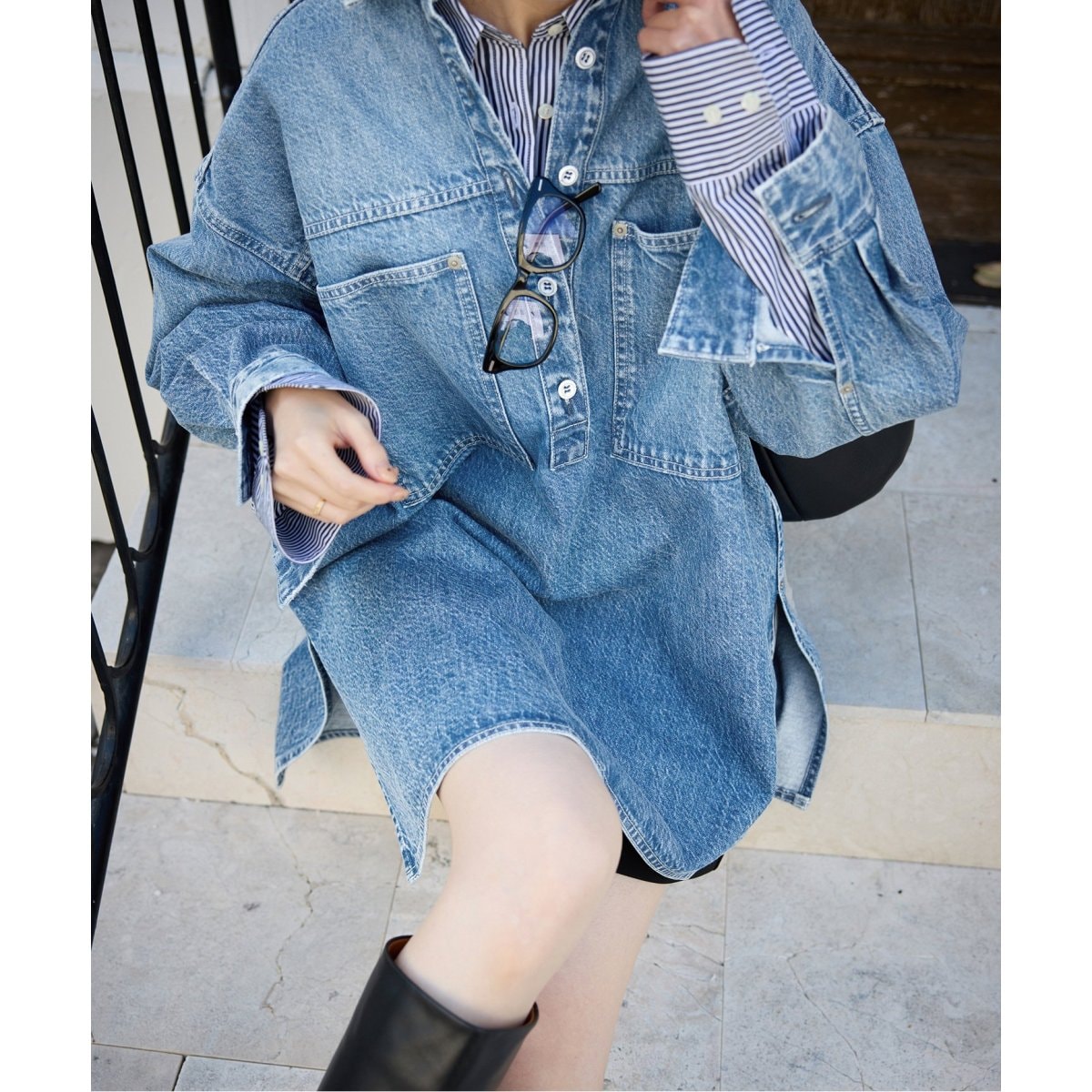 LE DENIM BDUシャツ | スローブ イエナ(SLOBE IENA) | マルイ