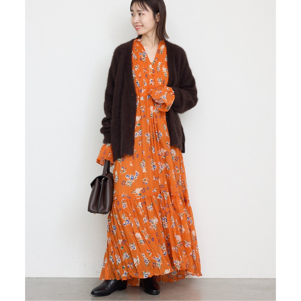 ヴィンテージフラワープリントワンピース | スローブ イエナ(SLOBE