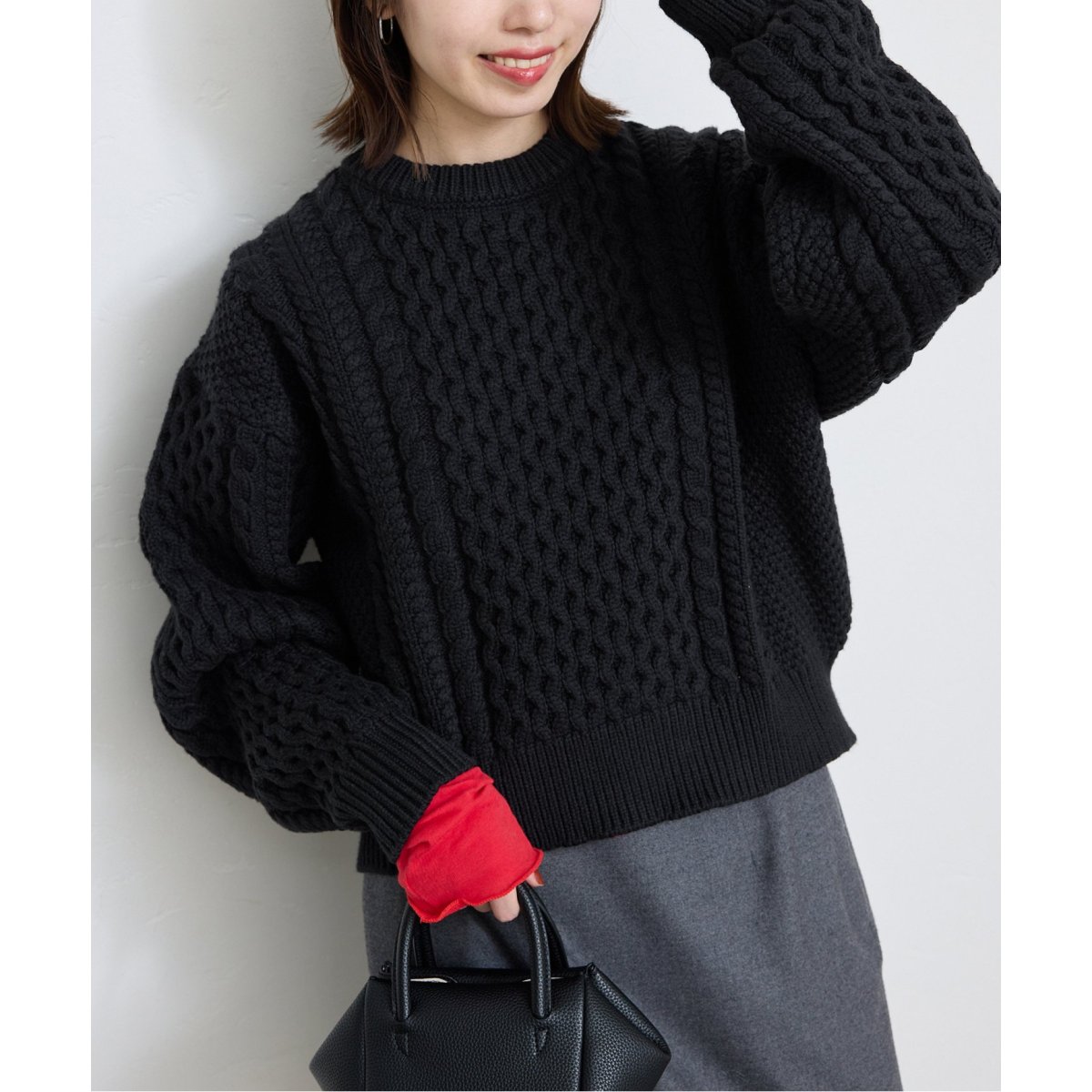L.L.BEAN/エルエルビーン フィッシャーマンニット 4575-8141 L.L.BEAN/エルエルビーン フィッシャーマンニット 4575-8141