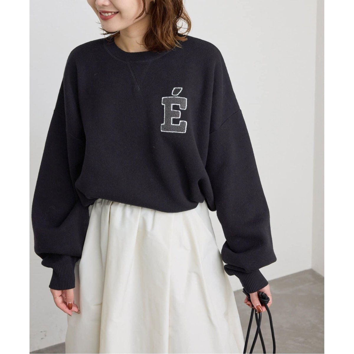 WEB限定/追加4》サガラ刺繍スウェットライクニット | スローブ
