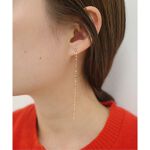 WEB/一部店舗限定》SLOBE エクレアチェーンピアス | スローブ イエナ 