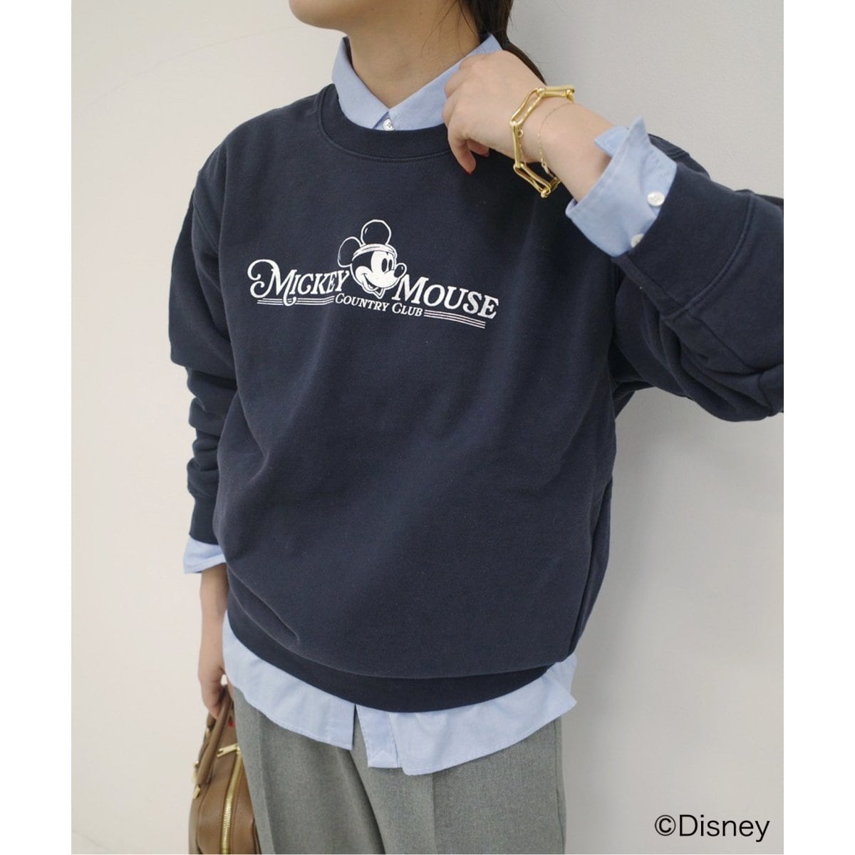 81BRANCA/ハチイチブランカ SLOBE別注 ミッキースウェット 81B 81BRANCA/ハチイチブランカ SLOBE別注 ミッキースウェット 81B