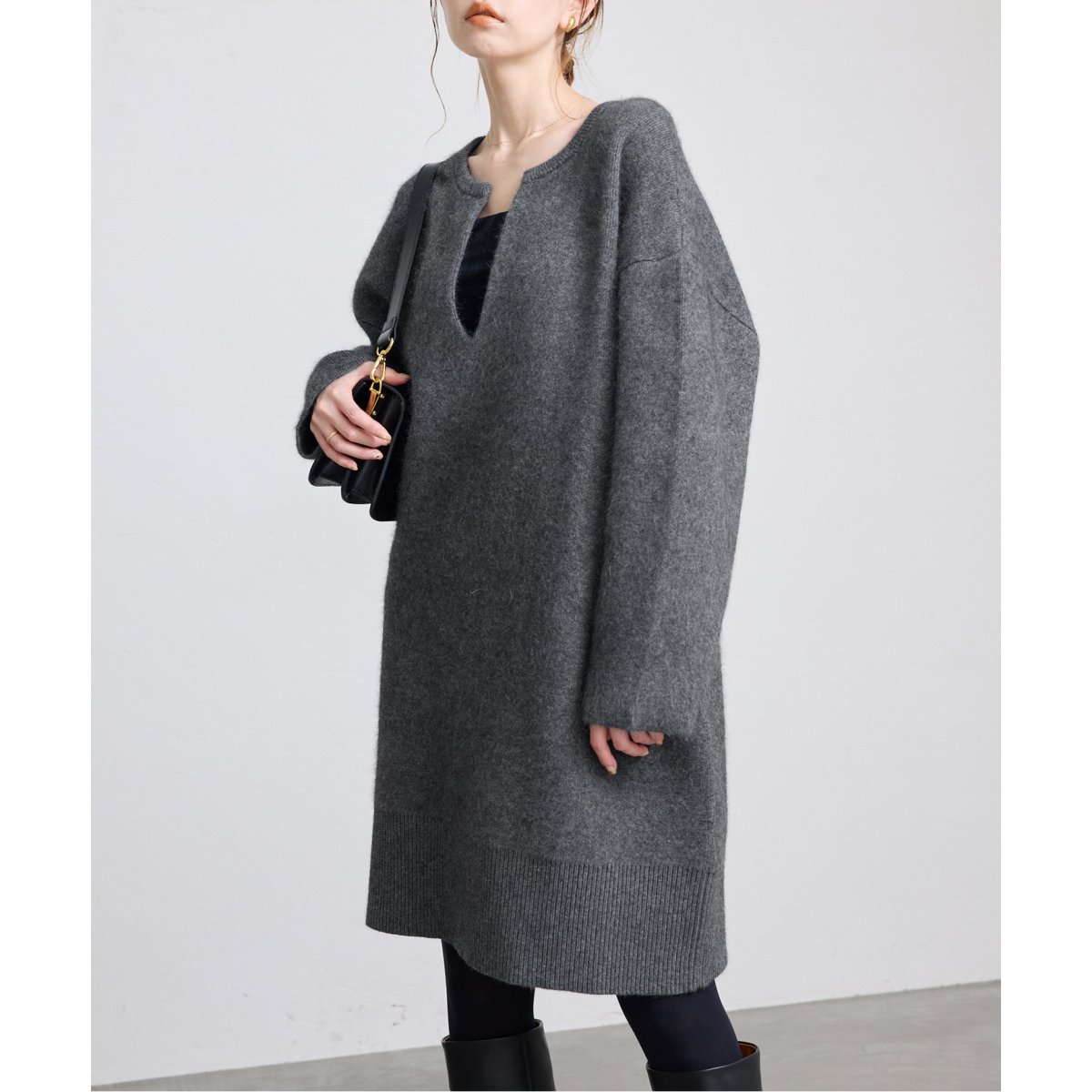 ウォッシャブルファーリーミニワンピース | スローブ イエナ(SLOBE