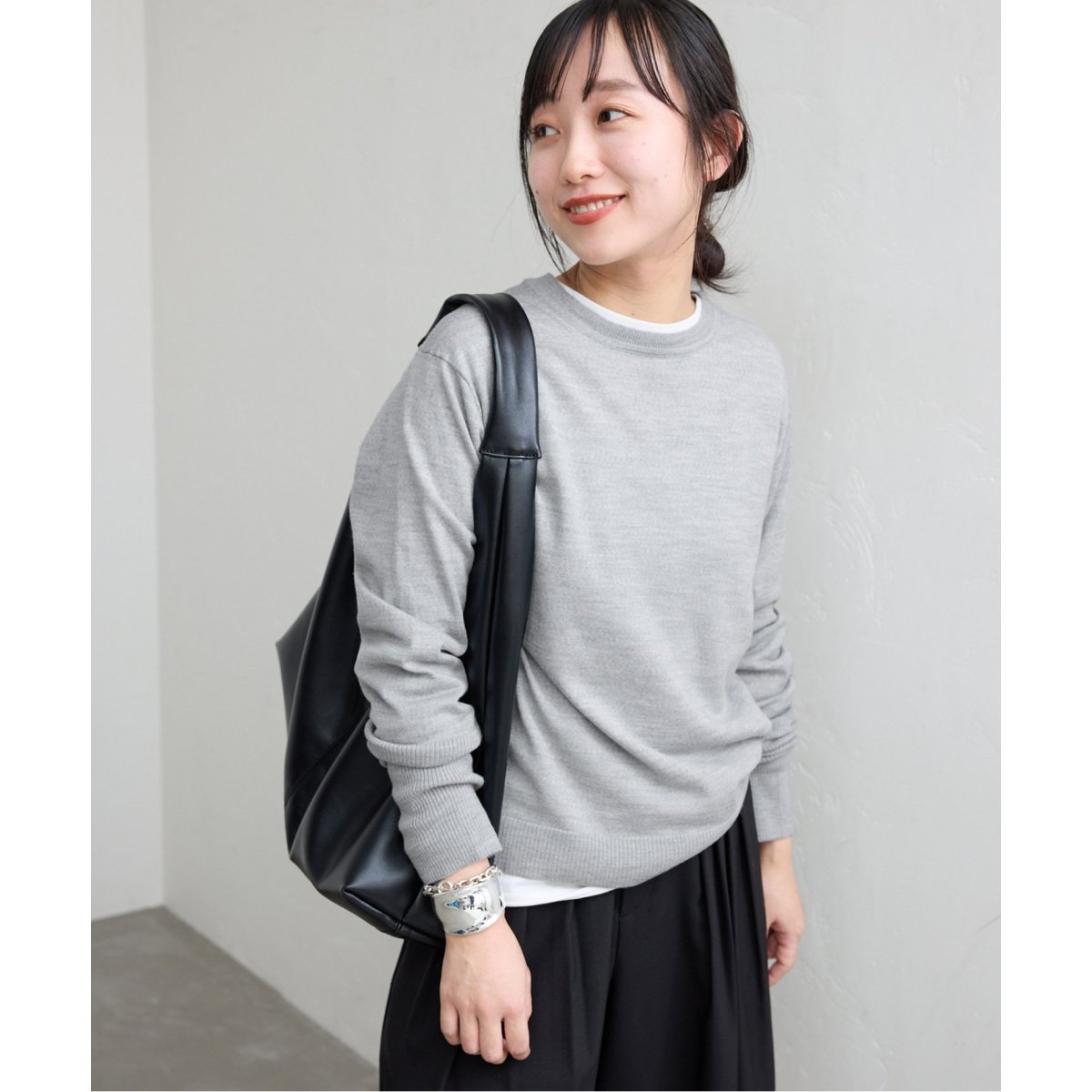 追加》ウォッシャブルプレーンニット | スローブ イエナ(SLOBE