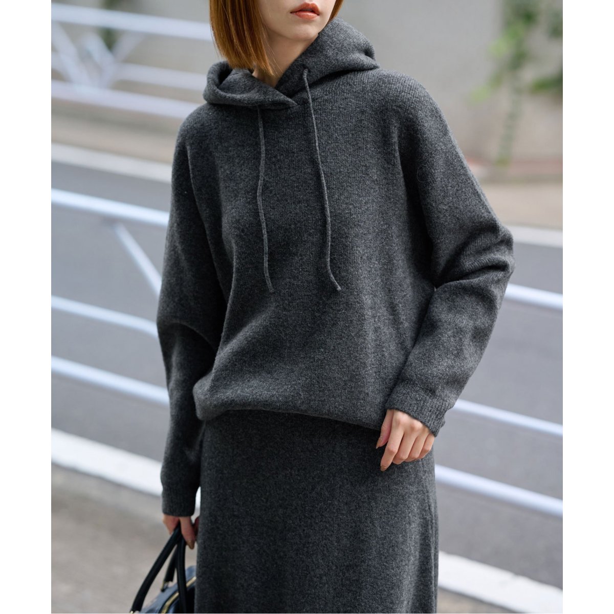 【美品】】SLOBE IENA スローブイエナ エアリーニットフーディー エアリーニットフーディ（ニット／セーター）｜SLOBE IENA