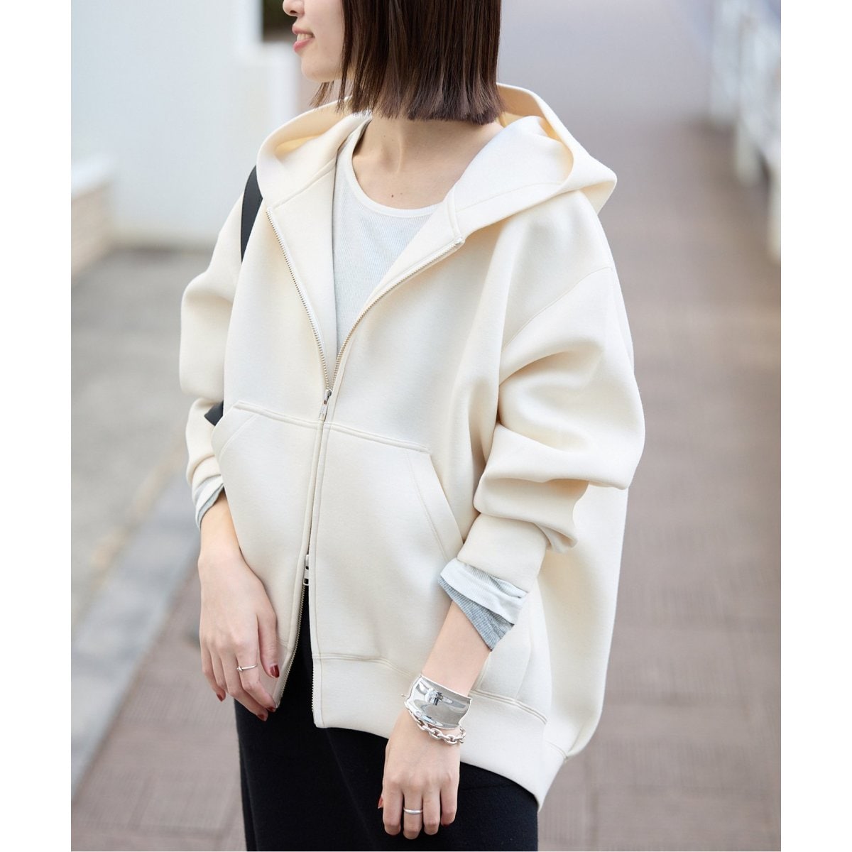 Champion/チャンピオン SLOBE別注 ダブルジップパーカー Champion/チャンピオン SLOBE別注 ダブルジップパーカー