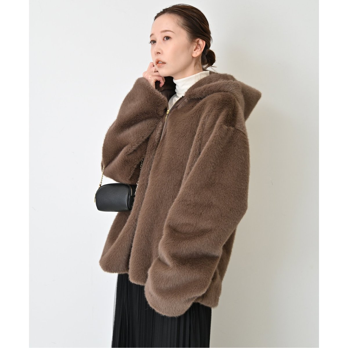 SLOBE IENA フーディECOファー SLOBE IENA フーディECOファー