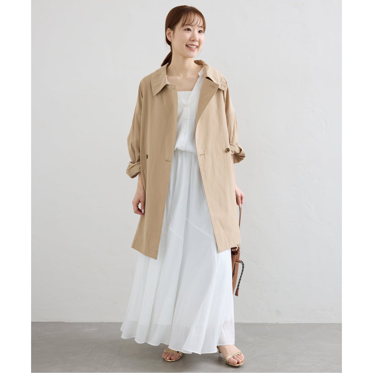 ⭐︎新品⭐︎SLOBE IENA PEボイル切替ギャザースカート 追加》PEボイル切替ギャザースカート（その他スカート）｜SLOBE