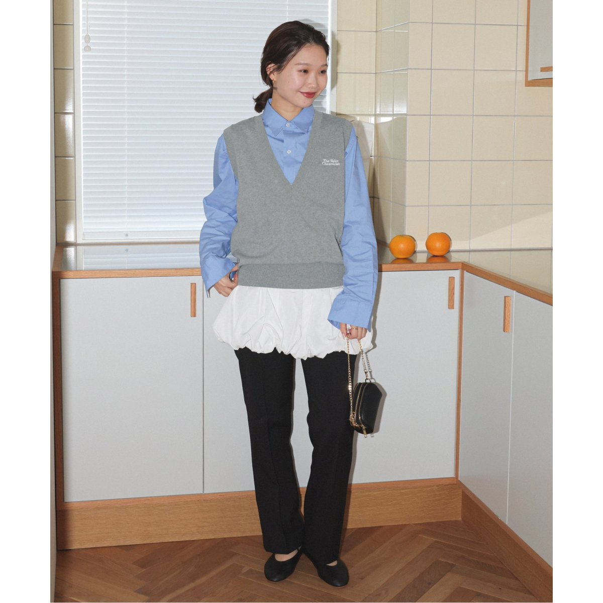 The Skirt Chronicles SLOBE別注 Vネックベスト | スローブ
