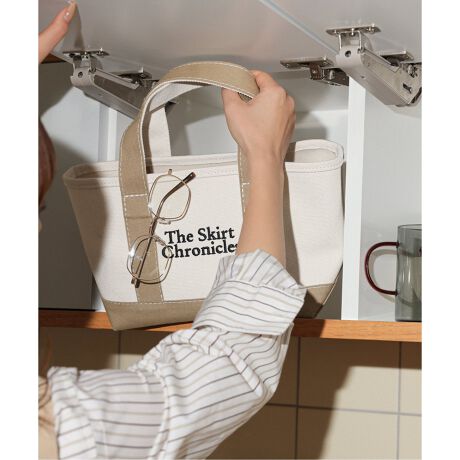 追加》The Skirt Chronicles SLOBE別注 キャンバスミニトートバッグ 