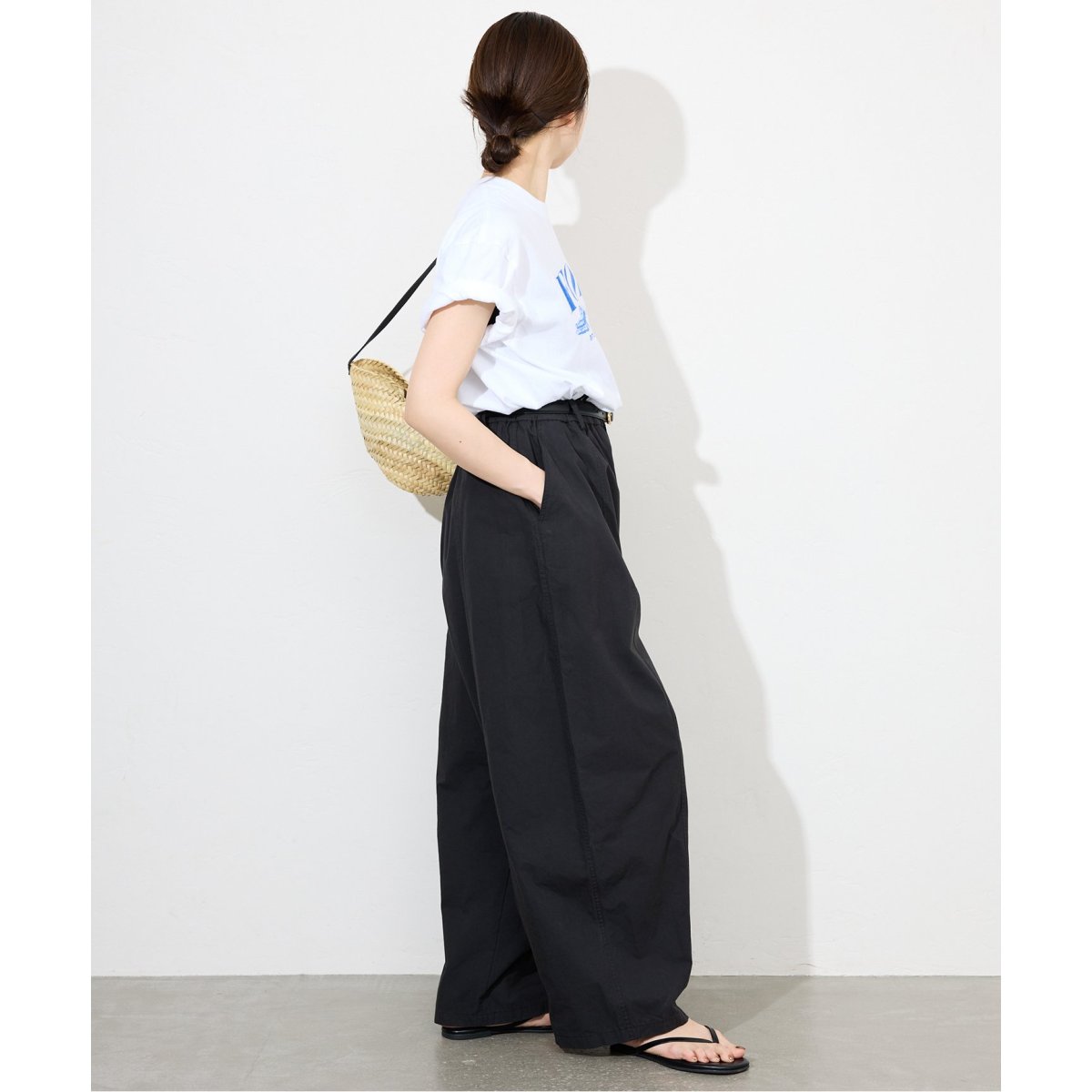 追加》ボリュームギャザーイージーパンツ | スローブ イエナ