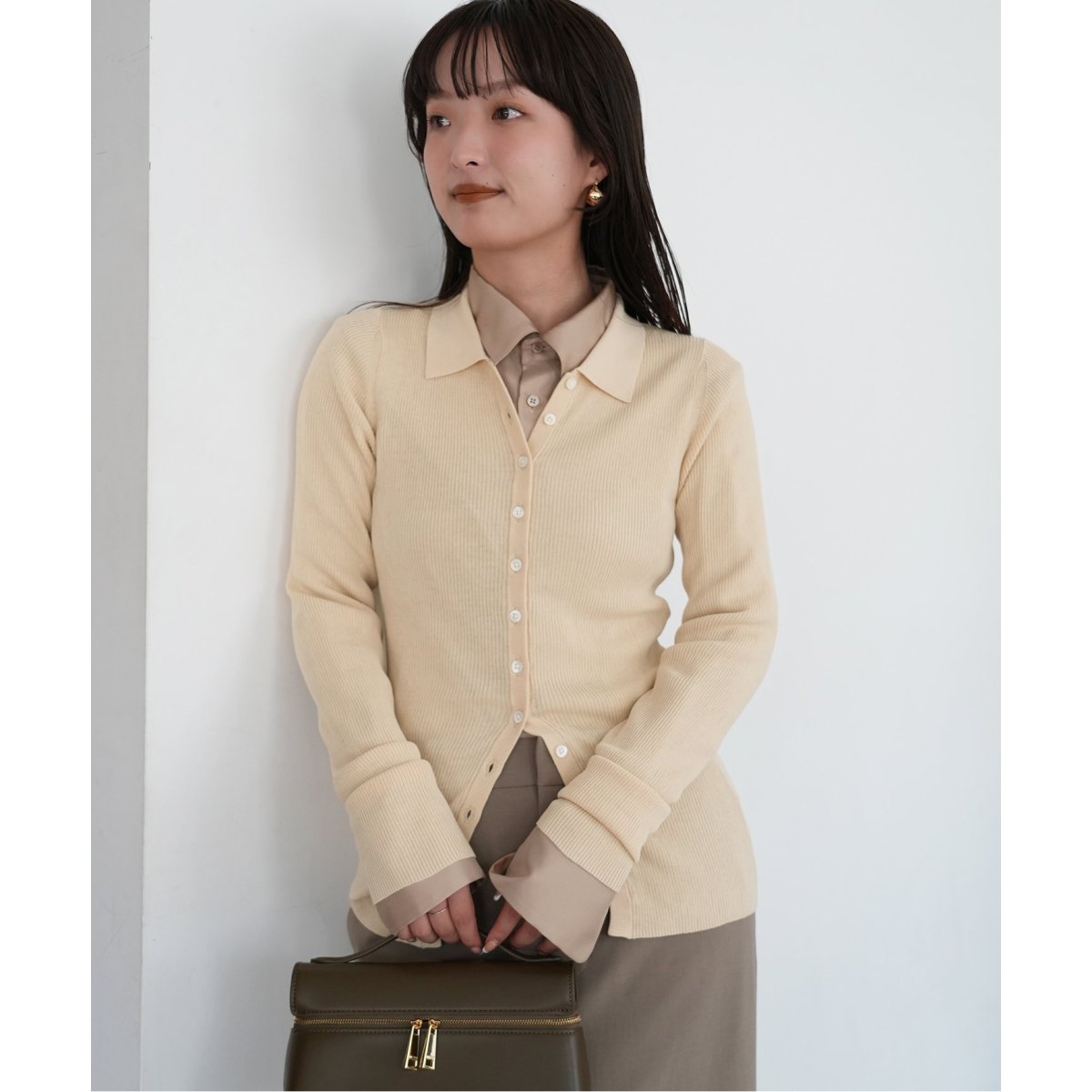 【タグ付新品】SLOBE IENA Ayupiyo 襟付きニット WEB/一部店舗限定》AYUPIYO 襟付きニット | スローブ イエナ