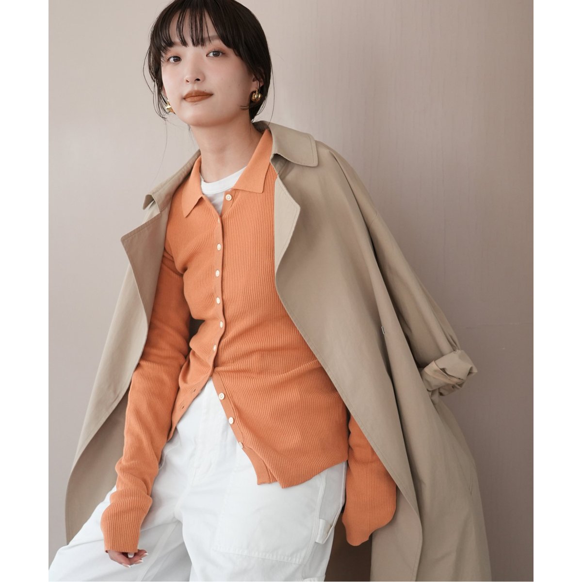 【タグ付新品】SLOBE IENA Ayupiyo 襟付きニット WEB/一部店舗限定》AYUPIYO 襟付きニット | スローブ イエナ