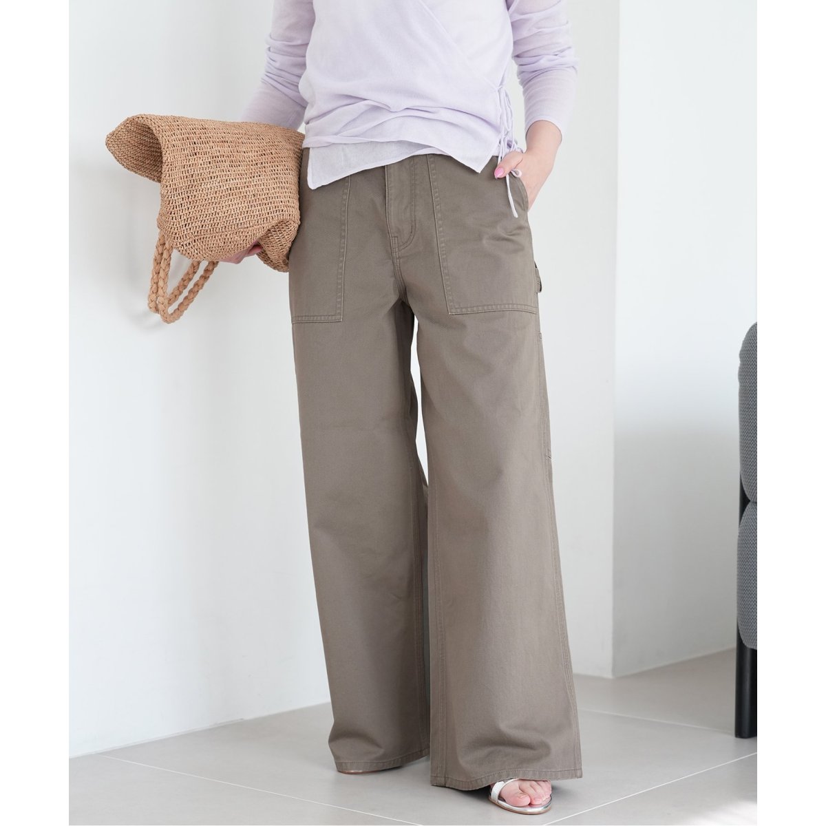 スローブイエナ　sawahocoペインターpt パンツ WEB/一部店舗限定》SAWAHOCOペインターパンツ（カーゴパンツ