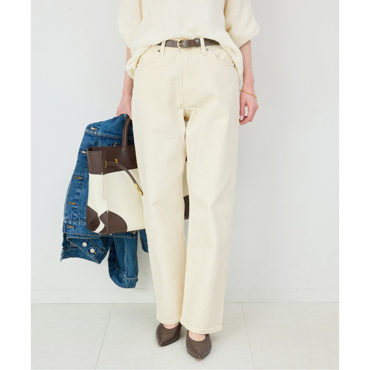 SLOBE IENA LE DENIM ルーズバギーパンツ スローブ イエナ SLOBE IENA 《追加3》LE DENIM バギーパンツ