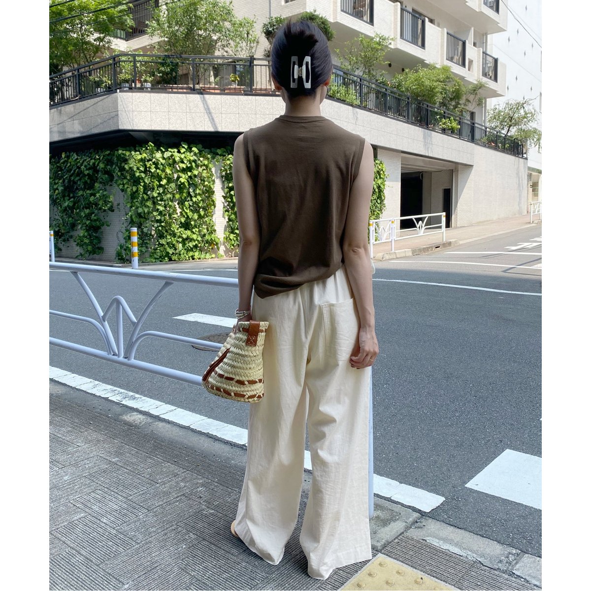【SLOBE IENA】リネン混リボンパンツ リネン混リボンパンツ（その他パンツ）｜SLOBE IENA（スローブ