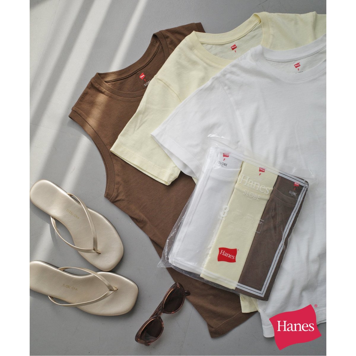 3枚セット》Hanes/ヘインズ SLOBE別注 3PACK TEE | スローブ
