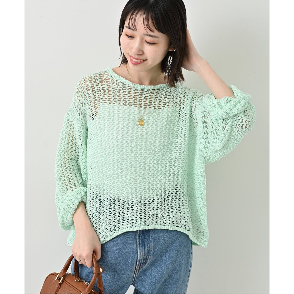 新品　SLOBE IENA LOGAN/ローガン メッシュプルオーバー SLOBE IENA｜LOGAN/ローガン SLOBE別注 メッシュプルオーバー LG