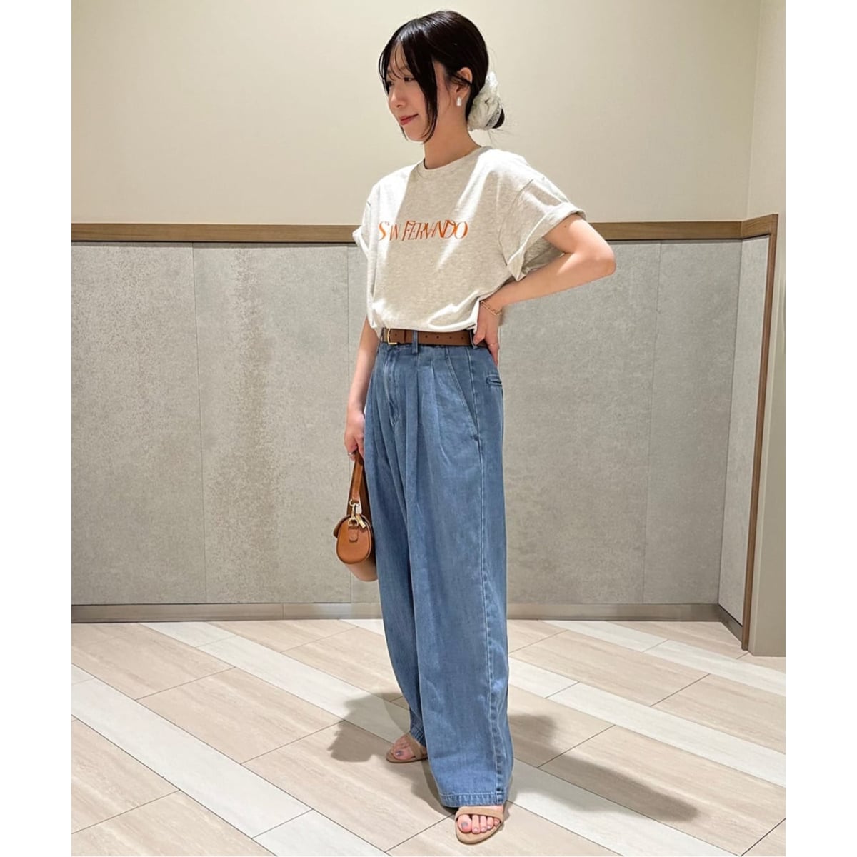 4サイズ展開》LEDENIM TUCK TROUSERデニム | スローブ イエナ