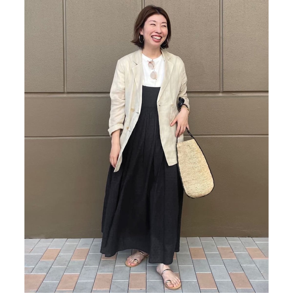SLOBE IENA エアリーギャザーキャミワンピースセット 新品　ブラック スローブ イエナ SLOBE IENA 《2枚セット/一部カラーWEB限定
