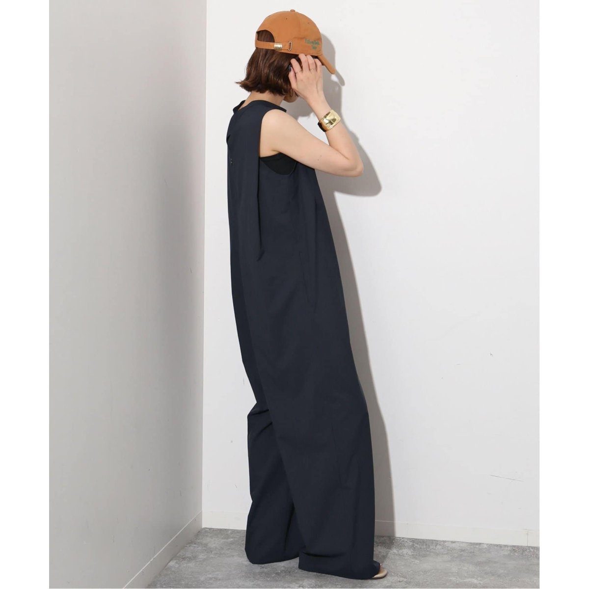 【愛さま用】スローブイエナ　リラックスイージーVネックオールインワン スローブ イエナ SLOBE IENA 《WEB限定/追加2予約》リラックス