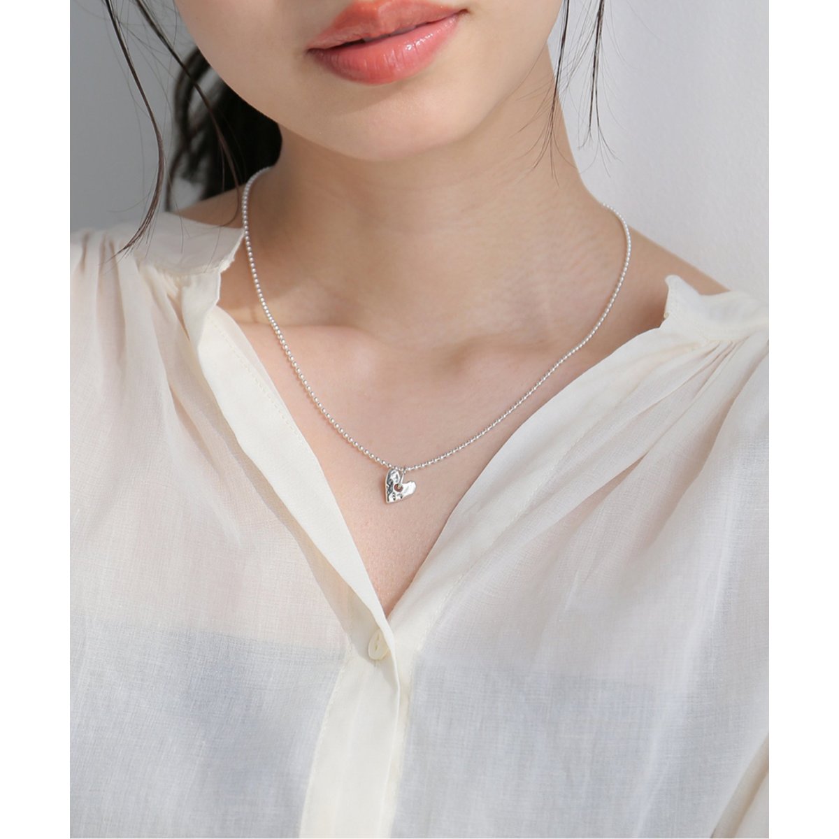 ウルフサーカス　ハートネックレス wolf circus/ウルフサーカス ハートネックレス WC-N-PETRA-S