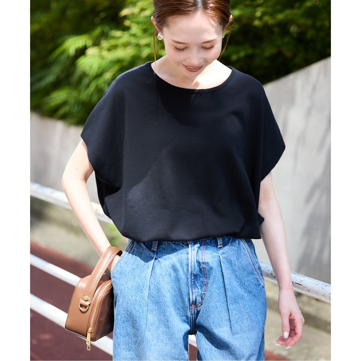 【スローブイエナ】フラッフィーアンゴラ混プルオーバー SLOBE IENA（スローブイエナ）の「フラッフィーアンゴラ混プル