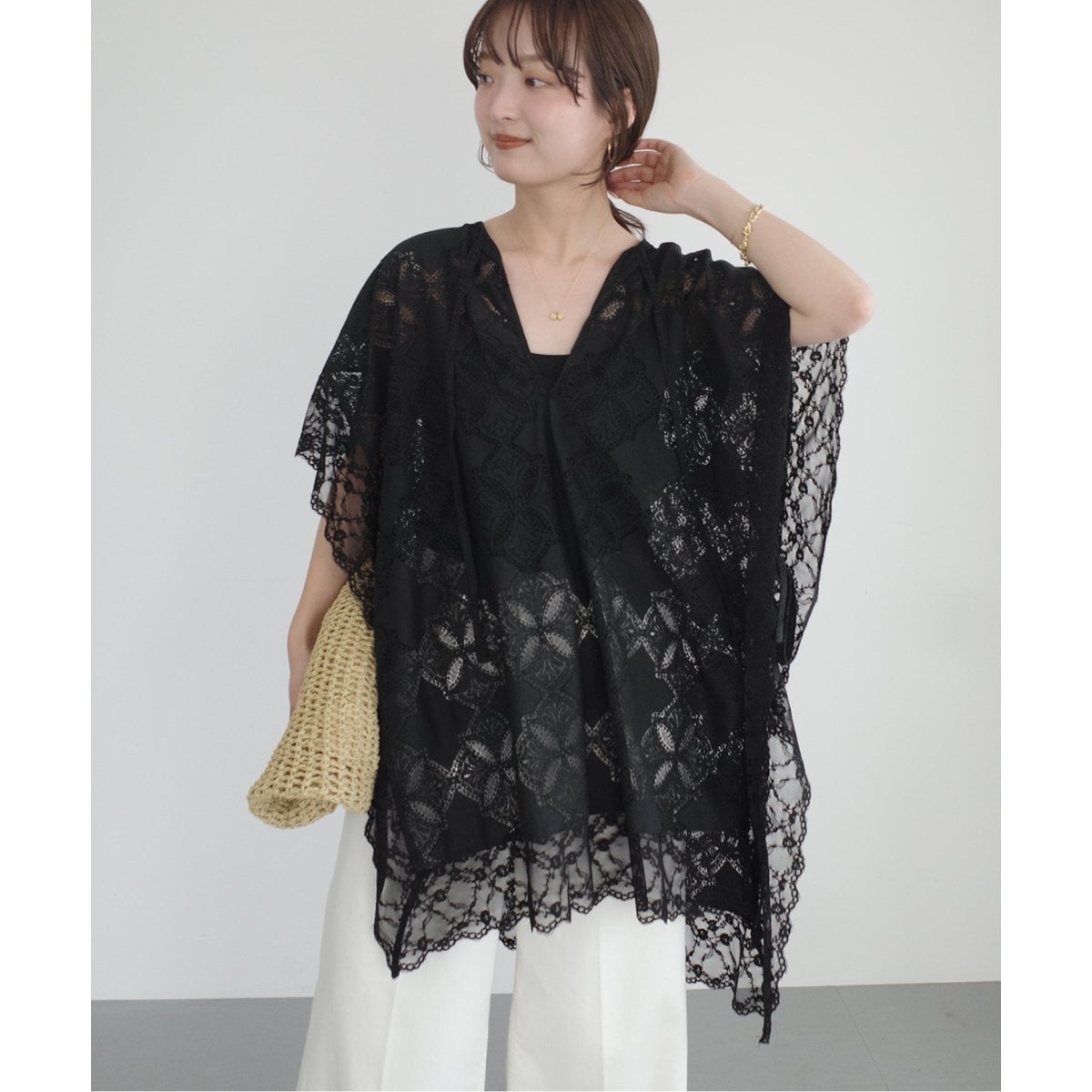 enrica ＊ エンリカ ＊ コットンショートブラウス ＊ IENA enrica/エンリカ コットンショートブラウス（シャツ／ブラウス